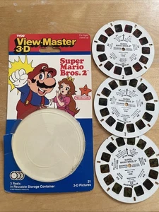 3-D Super Mario Bros. 2 Nintendo View-Master Reels pack RARE 1989 Working - Picture 1 of 7