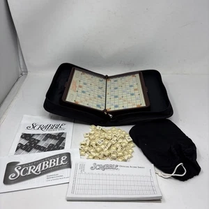 Vintage 2001 Scrabble Portable Travel Edition Brettspiel Hasbro KOMPLETT - Bild 1 von 9