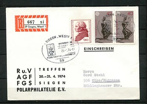 Eingedruckter R Zettel 5900 Siegen 667si von 1974 (Geb) - Bild 1 von 1