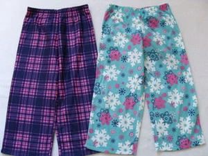 NUEVO CON ETIQUETAS Niñas 2 Pares Pantalones de Dormir de Lanza Talla 4 5 Invierno Pjs Pijama Parte inferior XS Rosa - Imagen 1 de 1
