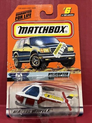 Matchbox 1999 Helicopter Red/White/ Air Traffic Series - Image 1 of 4
