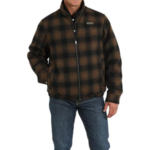 Cinch Men's Concealed Carry Wooly Blanket Lined Brown Jacket MWJ1590004 - Picture 1 of 14