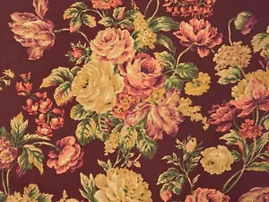 Richloom Floral Ciruela Decoración del Hogar Cortinas Cortina Cenefa Almohada Tela de Costura POR - Imagen 1 de 9