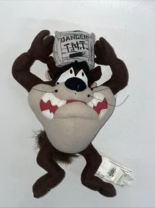 Looney Tunes Tasmanian Devil 9" Plush Danger TNT Box Stuffed Animal Toy - Picture 1 of 6