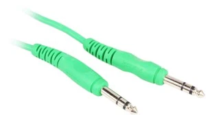 Rockville RCTR103G 3' 1/4'' TRS to 1/4'' TRS Balanced Cable, Green, 100% Copper - Picture 1 of 2