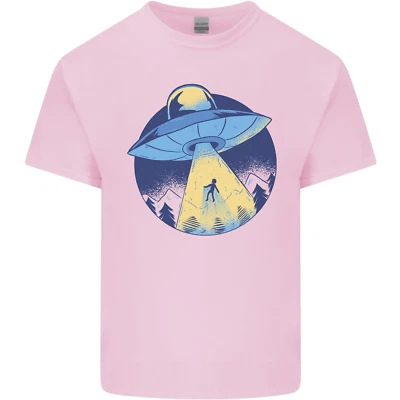 Funny Alien Abduction UFO Kids T-Shirt Boys Girls Foto 1 de 4