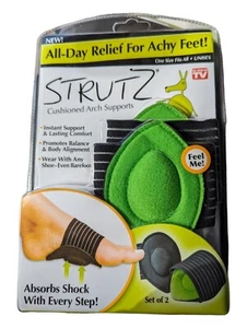 Strutz Cushioned Arch Support All-Day Relief Achy Sore Feet Flat Feet Set of 2
