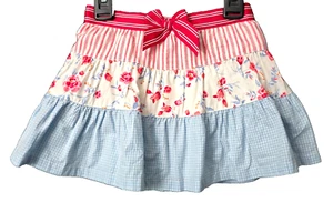 Janie Jack Cherry Stand Skirt 12 18 month Bloomers Patchwork Gingham Patriotic - Picture 1 of 5