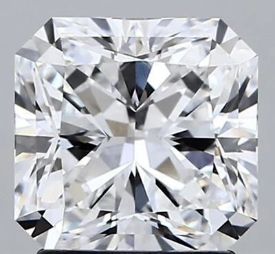 2 Ct Radiant Cut E F Color VS1 Clarity Loose IGI Certified Lab Grown CVD DIAMOND - Image 1 of 4