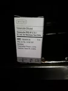 Tuberculina PPD IP 5 TU/0,1 ml solo per test Mantoux, diluito, confezione da 10 Arkay - Foto 1 di 2