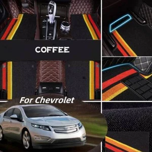 Custom Carpet For Chevrolet All Model Car Floor Mats Luxury Front & Rear Carpet - Foto 1 di 29