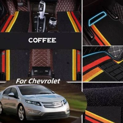Custom Carpet For Chevrolet All Model Car Floor Mats Luxury Front & Rear Carpet Foto 1 de 4