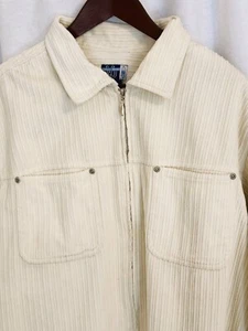Cream colored Velvet Corduroy Shacket, size 18/20 - Picture 1 of 9