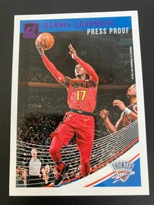 2018-19 Panini Donruss Press Proof Purple 6 Dennis Schröder ed/199 - Bild 1 von 2