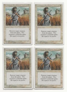 4 SWORDS TO PLOWSHARES Magic 4th Edition English NM MTG Near Mint - (NM-) x4 - Picture 1 of 1
