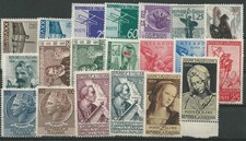 1954 annata completa nuova MNH 20 valori
