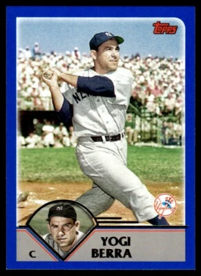 YOGI BERRA 2023 Topps Archives 2003 Card Design #299 New York Yankees - Image 1 of 2