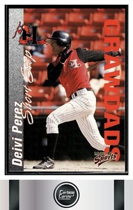 Deivi Perez 2000 Multi-Ad Hickory Crawdads Update #23 Pittsburgh Pirates