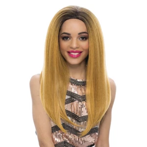 Janet Collection Easy Quick Synthetic Half Wig CELLO - Picture 1 of 2