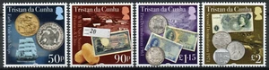 Monedas en estampillas Tristan da Cunha 2021 montado sin montar o nunca montado billetes envíos conjunto de 4 V - Imagen 1 de 1