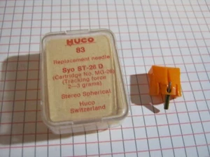 Puntina Giradischi HUCO 83 Per Sanyo ST-26 D da 2-3 grammi Ricambio Audio - Bild 1 von 1