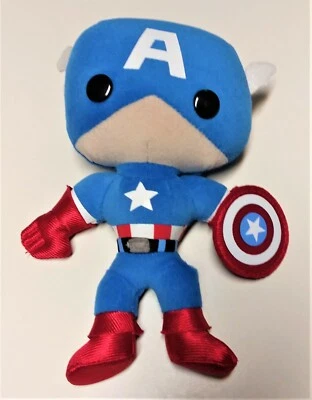 Peluche Funko de peluche de 8" Capitán América de Marvel Comics Foto 1 de 2