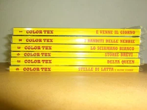 lotto COLOR TEX 1 2 3 4 5 6 ottimi - Foto 1 di 4