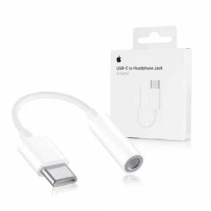 GENUINO Apple - Adaptador de conector USB-C a auriculares - USB‐C USB‐C de 3,5 mm - Imagen 1 de 3