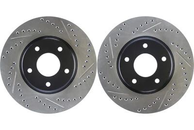 Par de rotores de freno de disco Stoptech delanteros para Nissan Altima 2002-2006 (46181) Foto 1 de 4