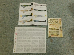 Esci decals 1/72 Junkers JU-87 Stuka Messerschmitt BF 110 variants K89 - Picture 1 of 1