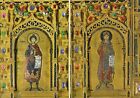 Postcard Golden Altarpiece "Two Prophets" St Mark's Basilica Venice 14Thc Nrmnt