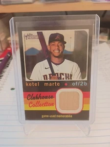 2020 Topps Heritage Clubhouse Collection Relics Ketel Marte #CCR-KMA! - Picture 1 of 2