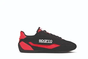S-Drive Sneaker Schuh SPARCO Racing Style Schwarz Rot ✔️ - Bild 1 von 3