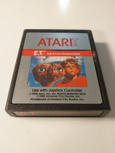 E.T. The Extra-Terrestrial (Atari 2600, 1982) Nur Spielkassette getestet! - Bild 1 von 3