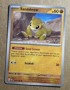 Pokemon 151 Sandshrew 027/165 - Picture 1 of 1
