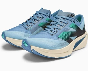 NEW Mens NEW BALANCE FuelCell Rebel V4 Shoes Heron/Chrome Blue Size 13 2E Wide - Picture 1 of 9