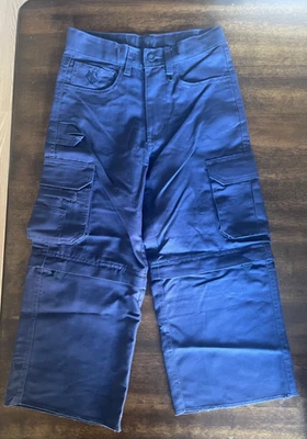 BSA Cub Scout Switchback Uniform Pants II Navy Youth Size 4 NWT Convertible - Image 1 of 4