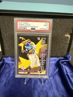 2017 Topps TBT Aaron Judge Derby Legends Rookie - New York Yankees PSA 9 - Image 1 of 2