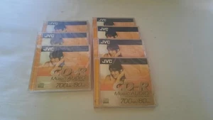 7 New & Sealed - JVC CD-R 80 CD-RA80DE - Digital Audio Music Blank CDR - Picture 1 of 3