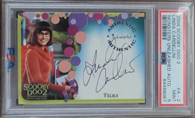 2004 Inkworks Scooby Doo 2 Velma Linda Cardellini Auto Autograph A-2 PSA 9 Mint - Image 1 of 2