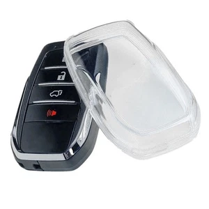 Schlüsselanhängerhülle klar für Toyota Corolla RAV4 Sienna Venza Hilux Mirai - Picture 1 of 4