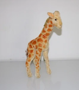 Alte Steiff Giraffe ca. 32 cm hoch stehend mit kleinem Knopf im Ohr - Bild 1 von 3