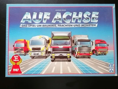 Auf Achse Das Spiel um Brummis, Frachten und Moneten von FX Schmid Spiel 1987 - Bild 1 von 4