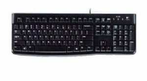 Logitech K120 Wired Keyboard Quiet typing Spill-resistant Durable keys Thin p... - Image 1 of 1