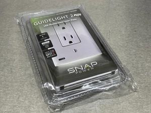 SnapPower GuideLight 2 PLUS 1-Gang LED-Wandplatte, weiß O1GLCWH-SP20 - Bild 1 von 2