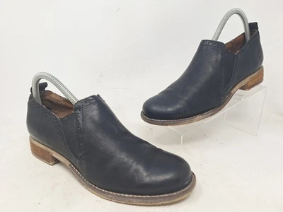 Josef Seibel Womens  Sienna EU 39 US 8 Black Leather Slip On Brogue - Image 1 of 4