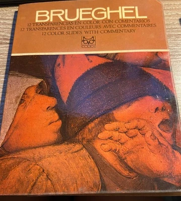 Brueghel Pieter 1525-1569 Illustrated Art 12 Color Slides Collection Codex Book - Image 1 of 4