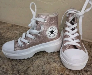 Converse Chuck Taylor All Star Lugged Lift High Top Platform Sz 10.5 Shoes Pink - Picture 1 of 6
