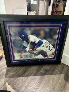 Nolan Ryan foto firmata incorniciata 28x24 Texas Rangers Ventura Fight certificato di autenticità - Foto 1 di 12
