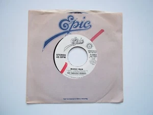 THE FABULOUS POODLES - BIONIC MAN (Promo / Demo) - 45 RPM Record 7" Single 1979 - Picture 1 of 6